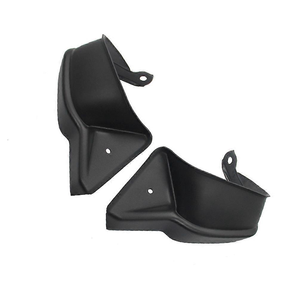Black Motorcycle Hand Guard for Handlebar Windshield Made of ABS Steel Durable Easy to Install 1 Pair