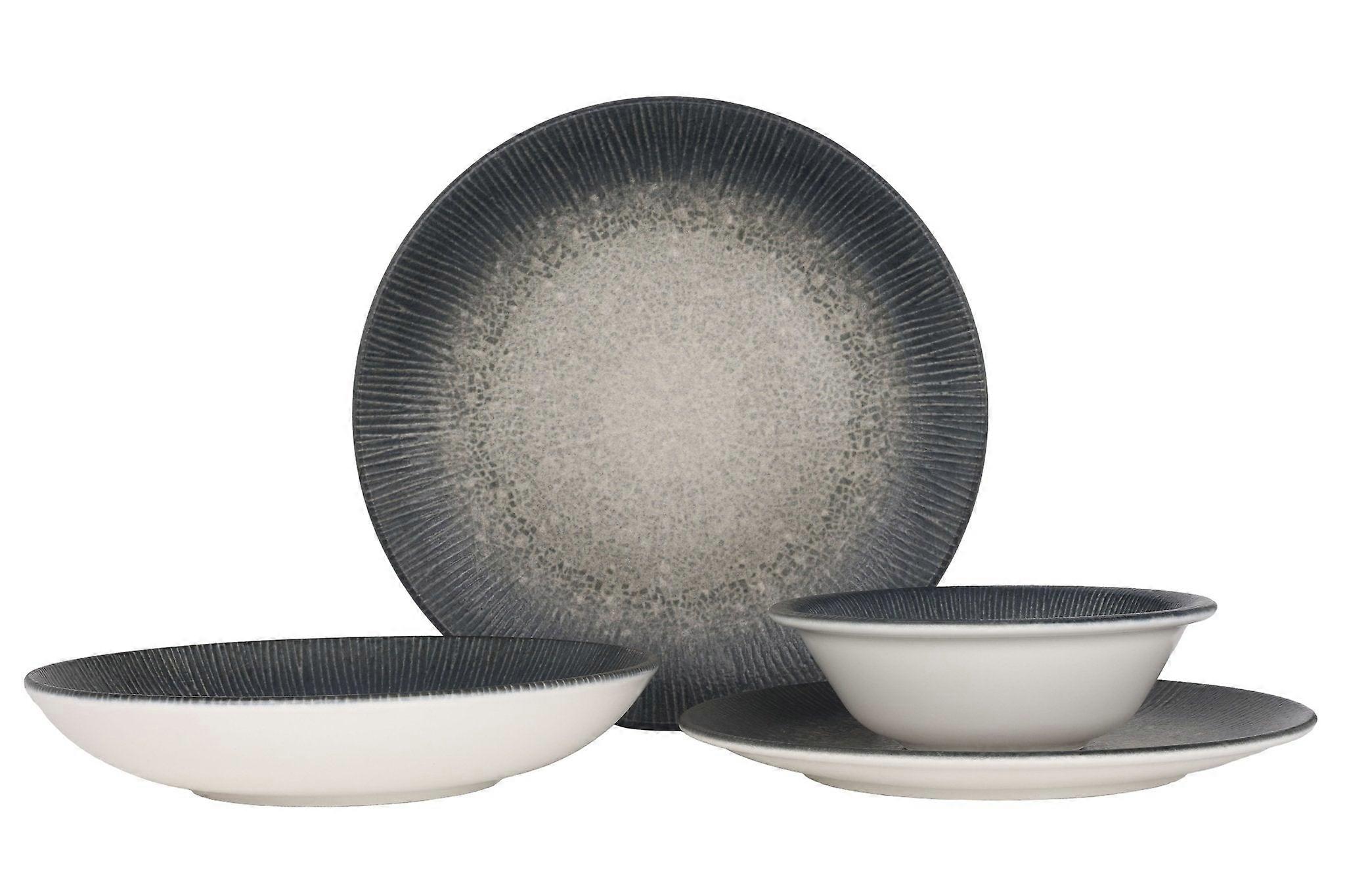 Service de table Bonna - Arctique - 24 pièces - 6 personnes - Porcelaine