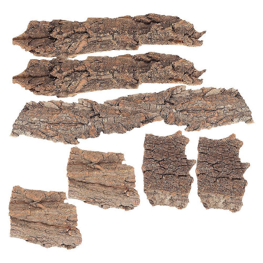 Reptile Background For Terrarium 8Pcs Bark For Reptiles Simple And Generous Design Home Decoration