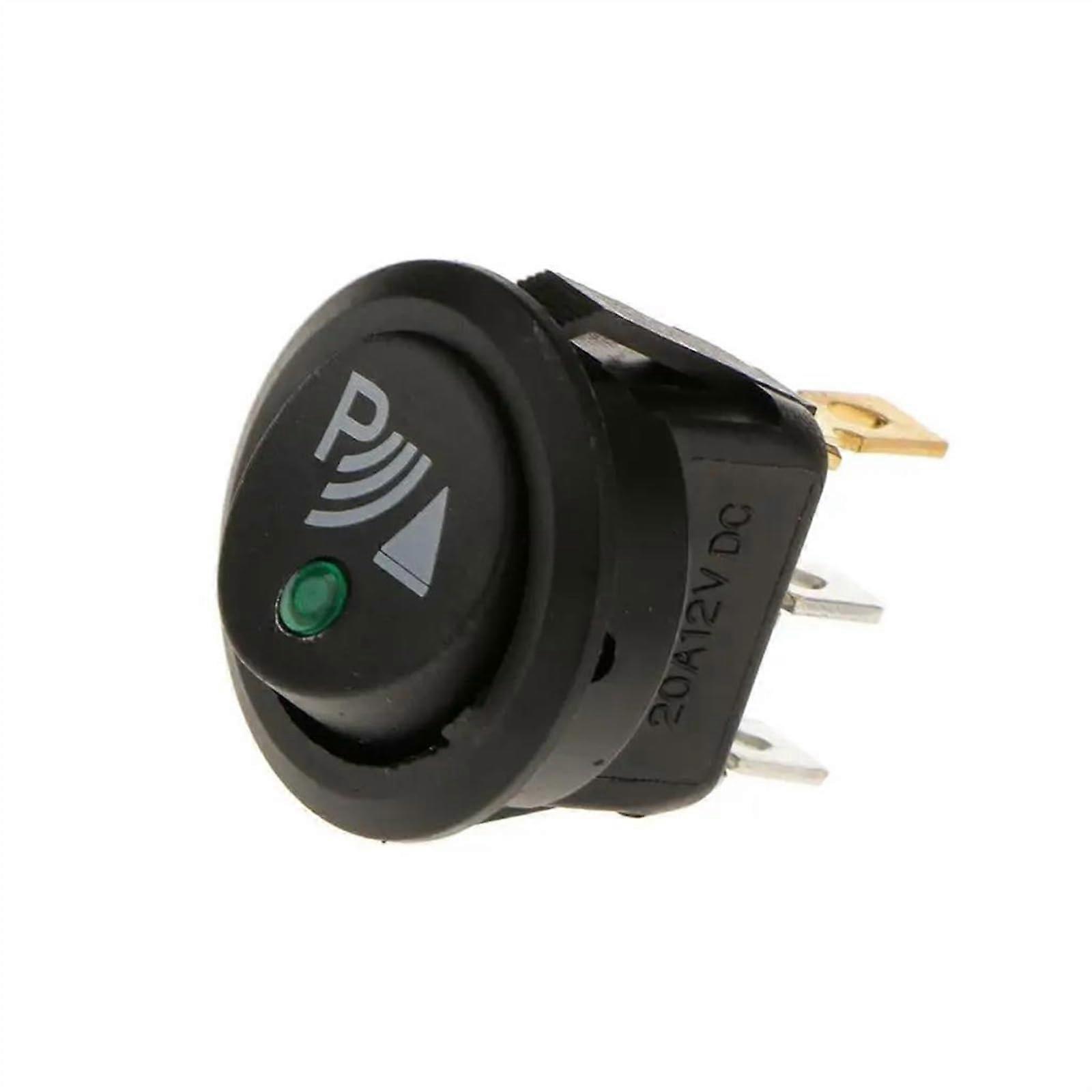 Auto Handbrake Switch 3Pole PRocker Switch ON/OFF 12V DC, Dashboard Switch, Parking Reverse Sensor, Front Rear Backup Sensors, Parking Button Switch