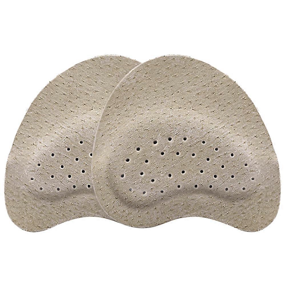 Impact-Resistant Forefoot Cushioning Inserts For Shoes 2.9X2.9X0.4In Khaki 1 Pair