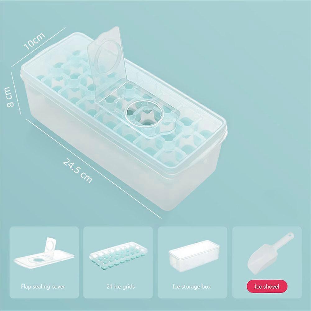 1pc Ice Cube Tray Flip Lid Ice Maker Mold for Refrigerator Frozen Maker Making Mold Kitchen Accessories