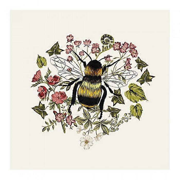 Lång pojke skriver ut skogshumla tryck