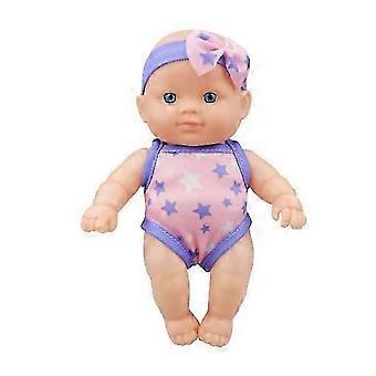 Boneca nadadora bebê à prova d'água, boneca de natação com articulações móveis