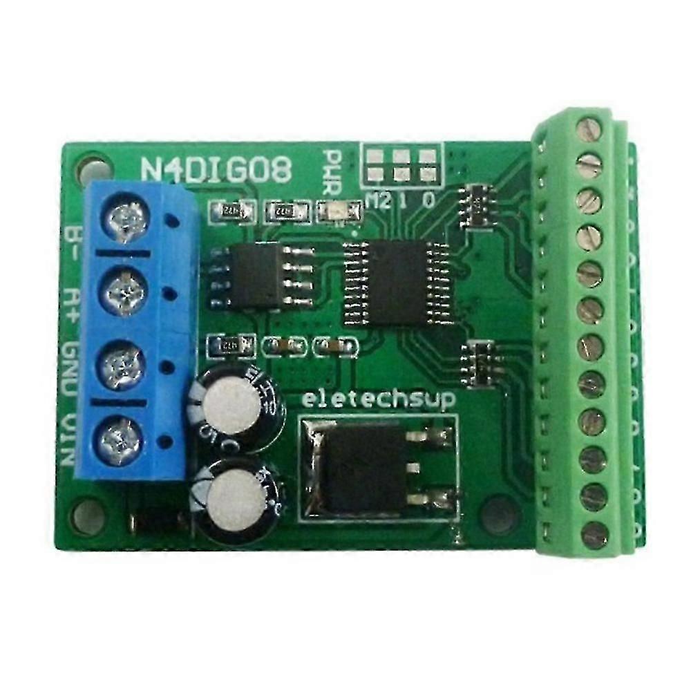 8Ch Input/Output Digital Switch TTL LvTTL CMOS RS485 IO Control Module Modbus Rtu Board fo