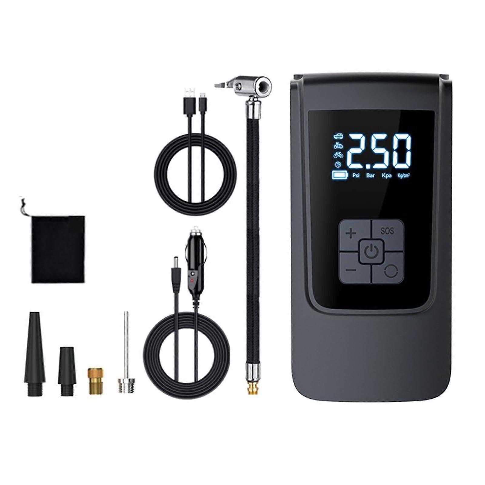 Tire Inflator Portable Air Compressor for Car 6000mAh Electric Compressor Cordless 150PSI Cordless for Car Tires