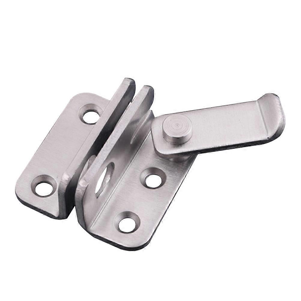 Heavy Duty Door And Window Latch With Thickened Stainless Steel Design Suitable For Home Security In Silver Color 1Pcs