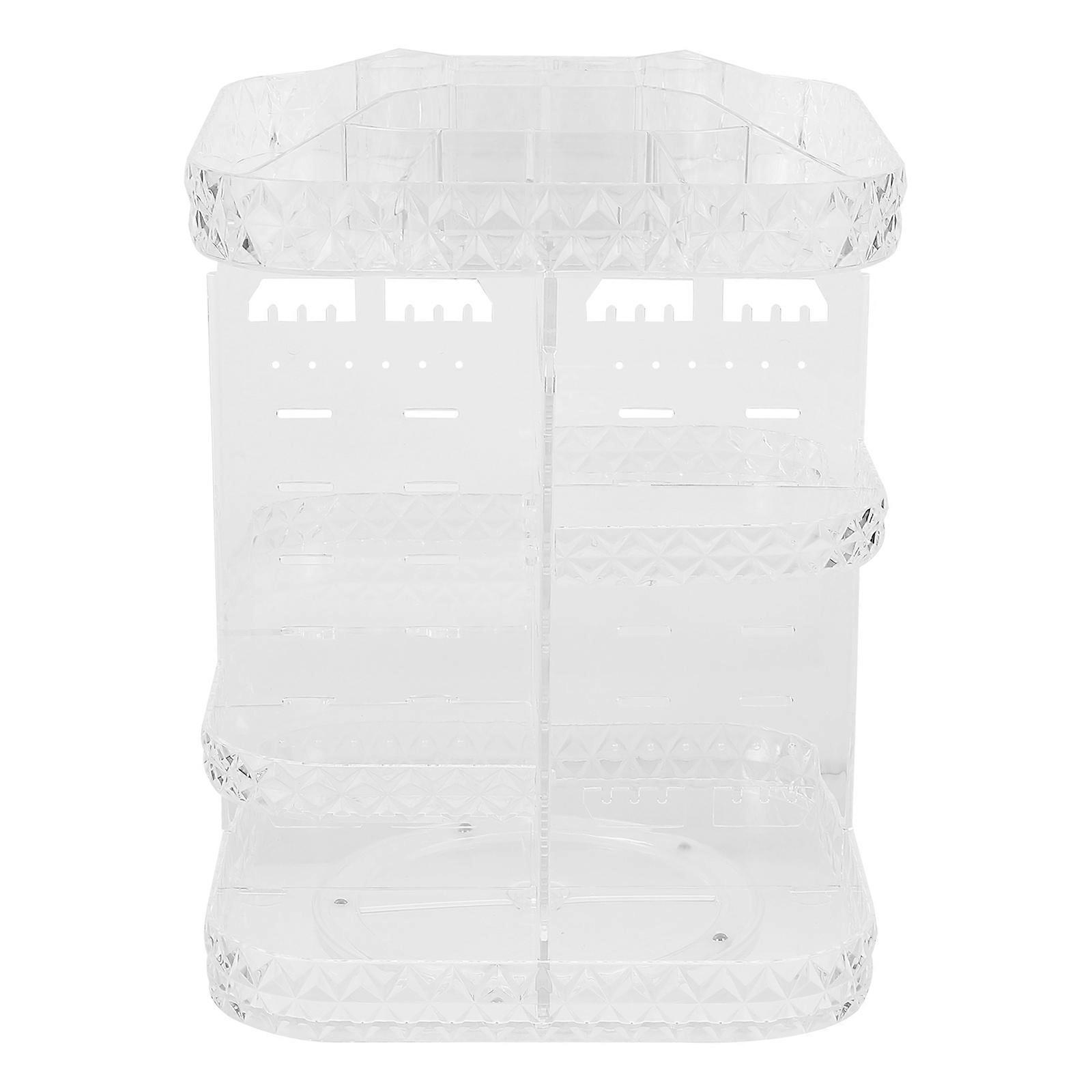 Cosmetics Storage Rack 1Pc Simple Design Household Rotating Organizer For Women And Home Users