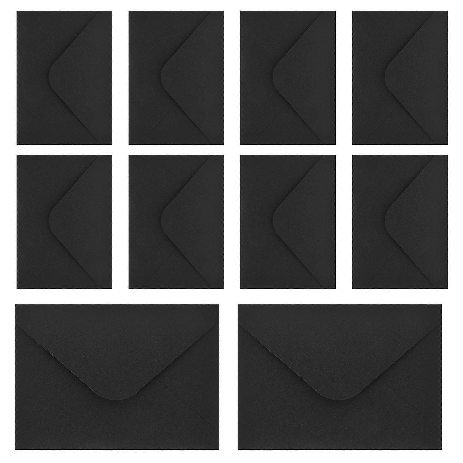 WORGEOUS 10pcs Small Colored Blank Envelopes Empty Cards Packing Cash Storage Envelopes M5 A8