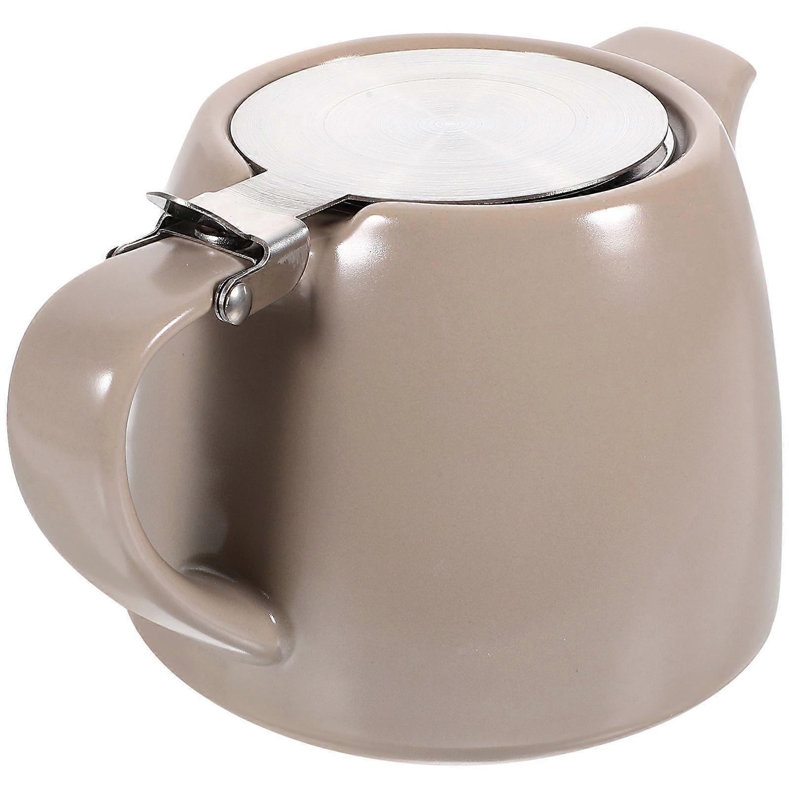 Ceramic Tea Kettle Infuser For Individual Users Office Use Featuring Heat Resistance 1Set