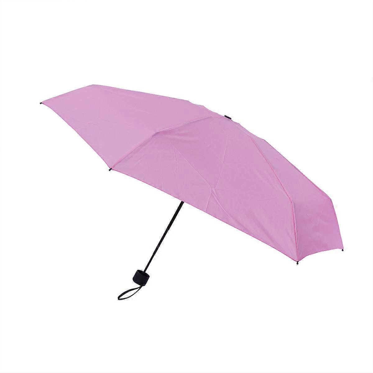Mini Portable Folding Umbrella Lightweight UV Protection Compact Travel Umbrella for Sun Handheld Parasol Easy Carrying