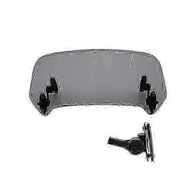Transparent Color Universal Motorcycle Adjustable Wind Screen Extension Windshield Spoiler Air Defl