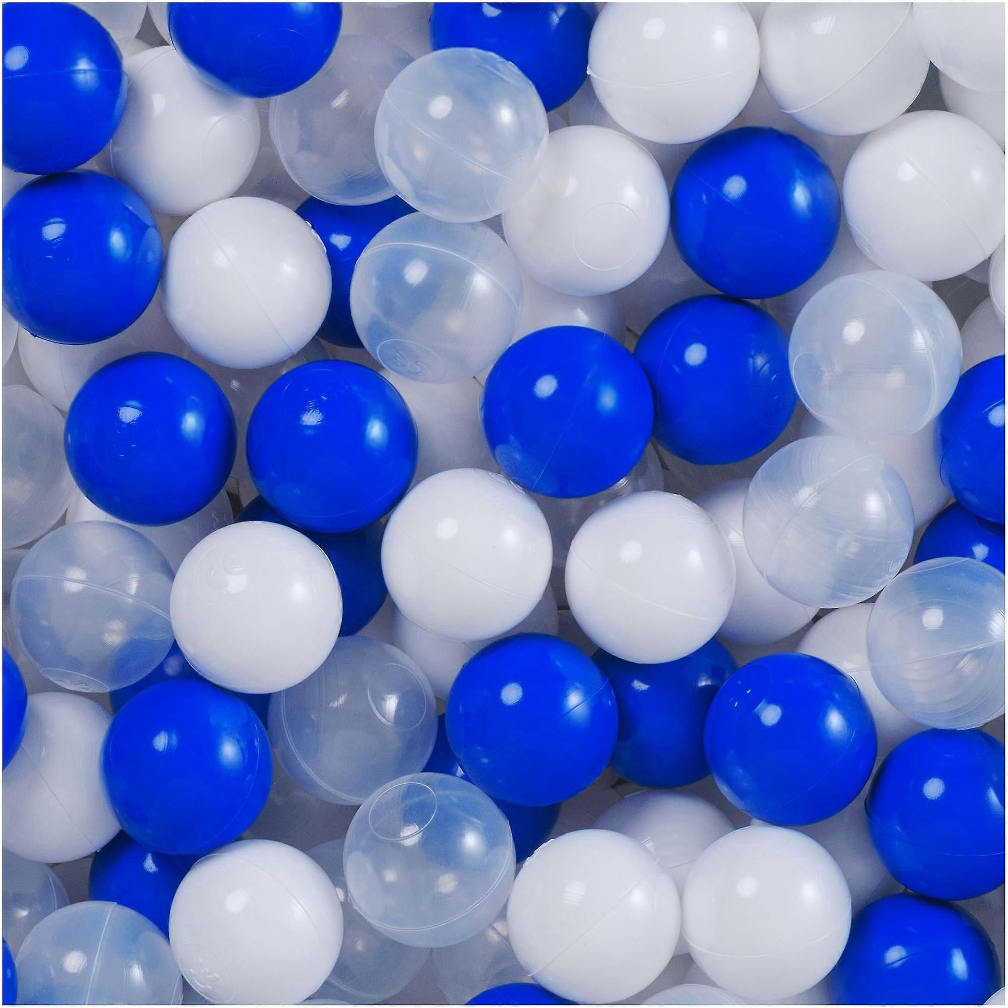 Misioo Dry Pool Balls Σετ 600 τμχ: White Transparent Blue