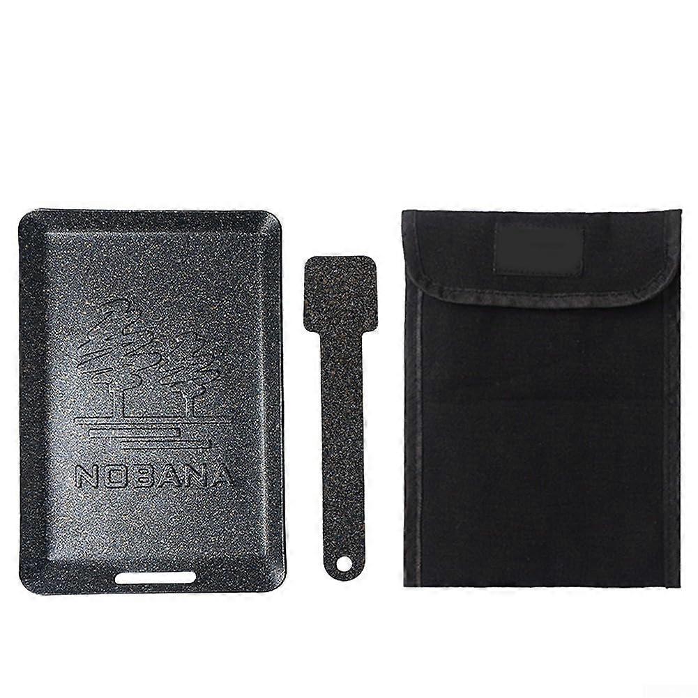 Square Grill Plate For Indoor Grilling With Adjustable Temperature Control Black