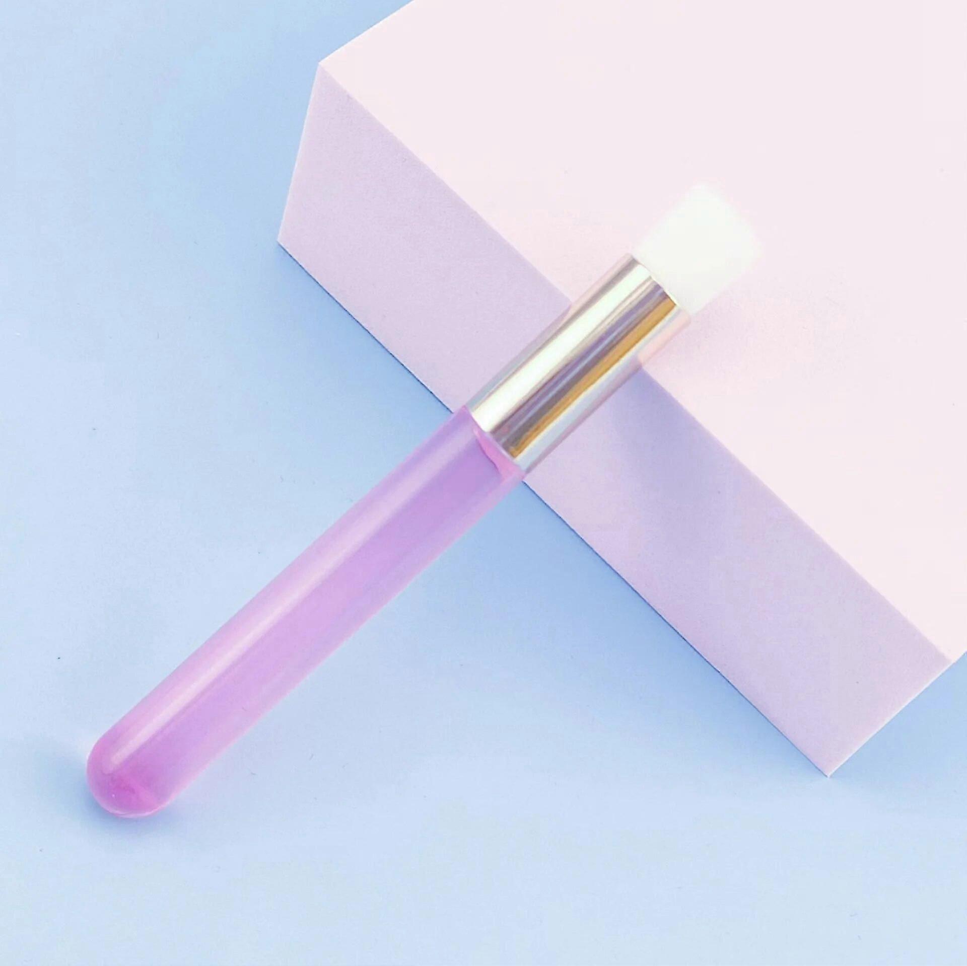 Soft Eyelash Extension Cleaning Brush Crystal Bead Handle Nose Blackhead Remover Brush Makeup Tools Makeup Brushes~19156