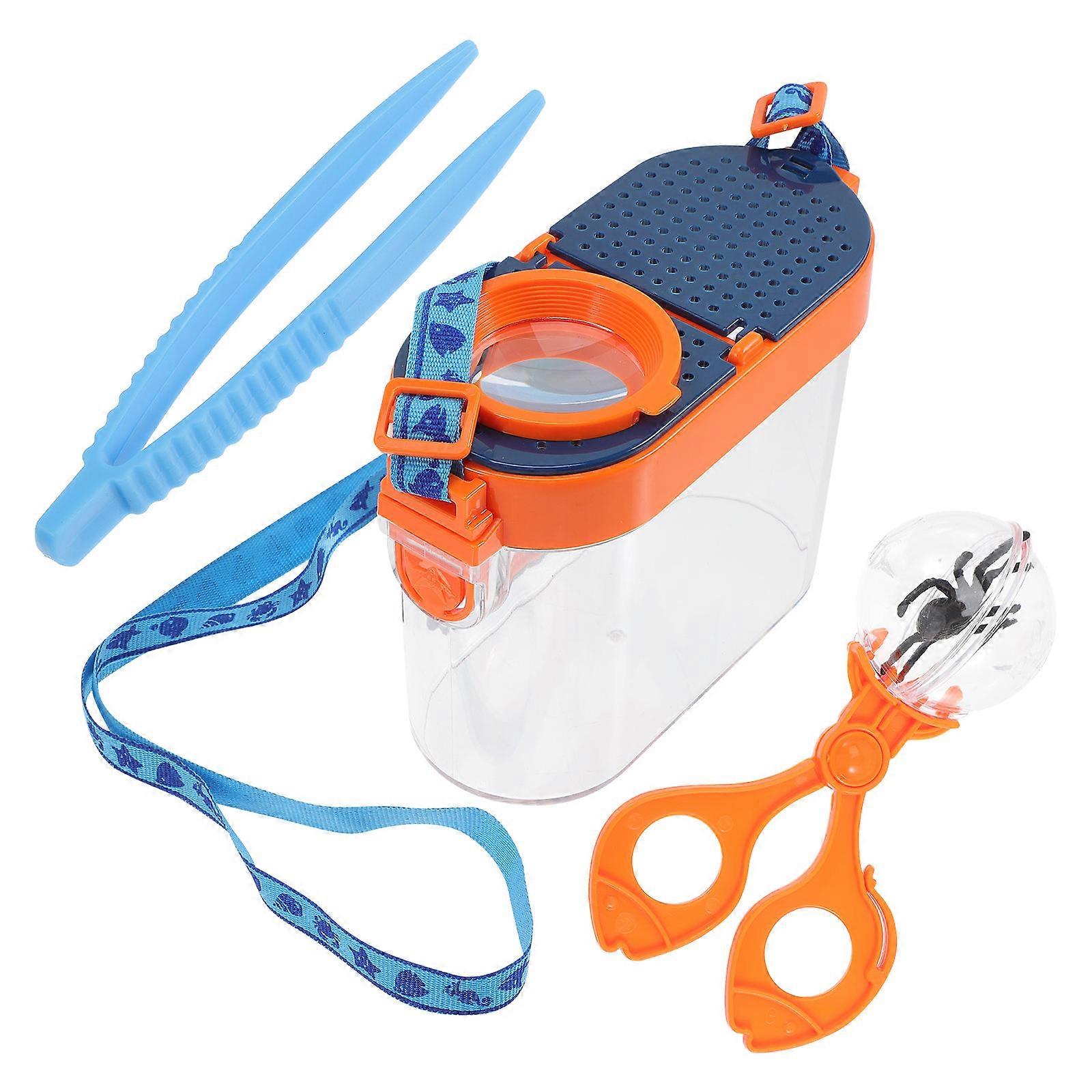 Kit Magnifier Box For Kids Observation Outdoor Nature Activity 4 Sets Ideal For Young Explorers