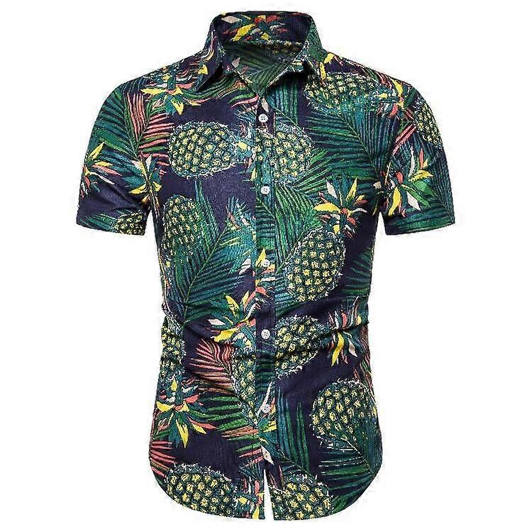 Man's Resort Printed Short Sleeve Shirt