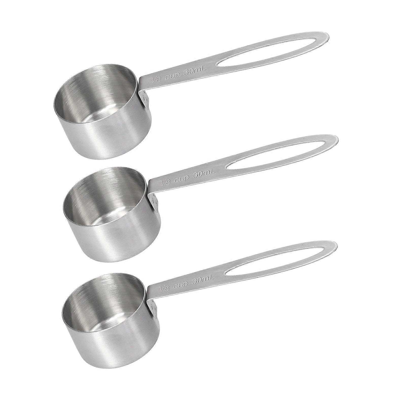 3PCS Measuring Spoon Stainless Steel Stackable Measuring Tablespoon for Accurate Food Measurement