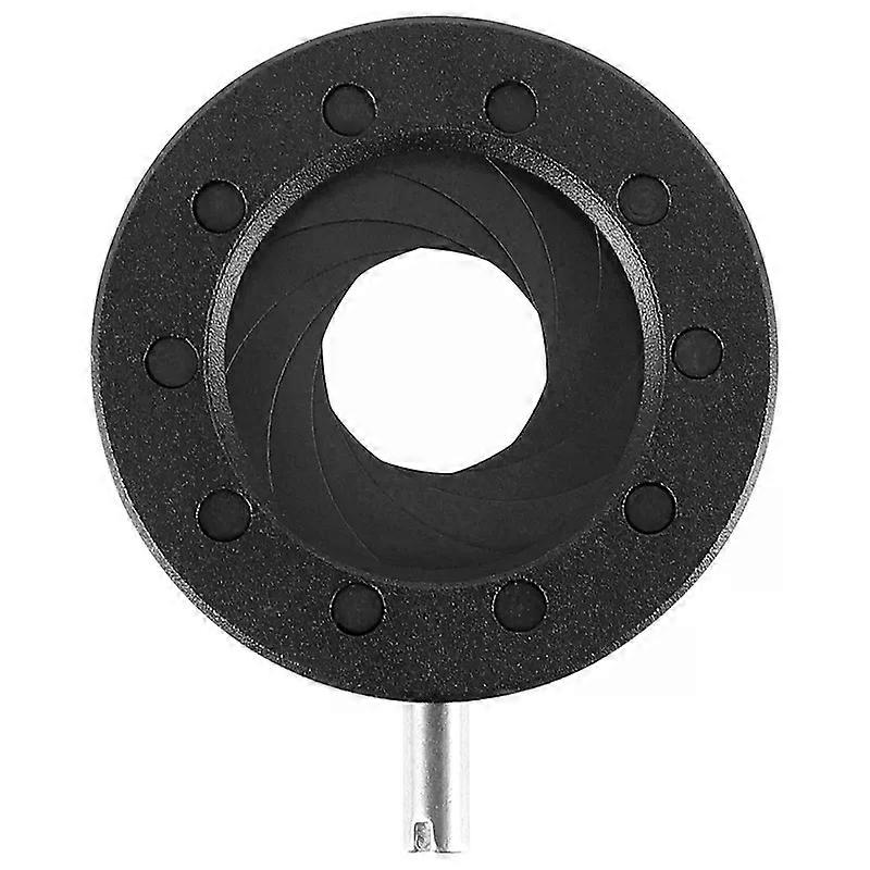 Manual Aperture Adjustable Mechanical Iris Diaphragm Iris Diaphragm for Digital Camera Microscope Iris Lens SK12