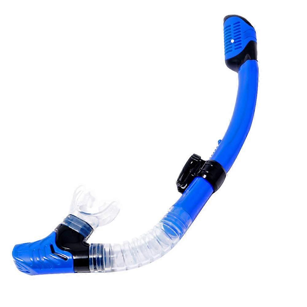 Dry Snorkeling/Diving Set Snorkel Ideal for Snorkelling, Comfortable Snorkel Tube Adult Unisex Blue