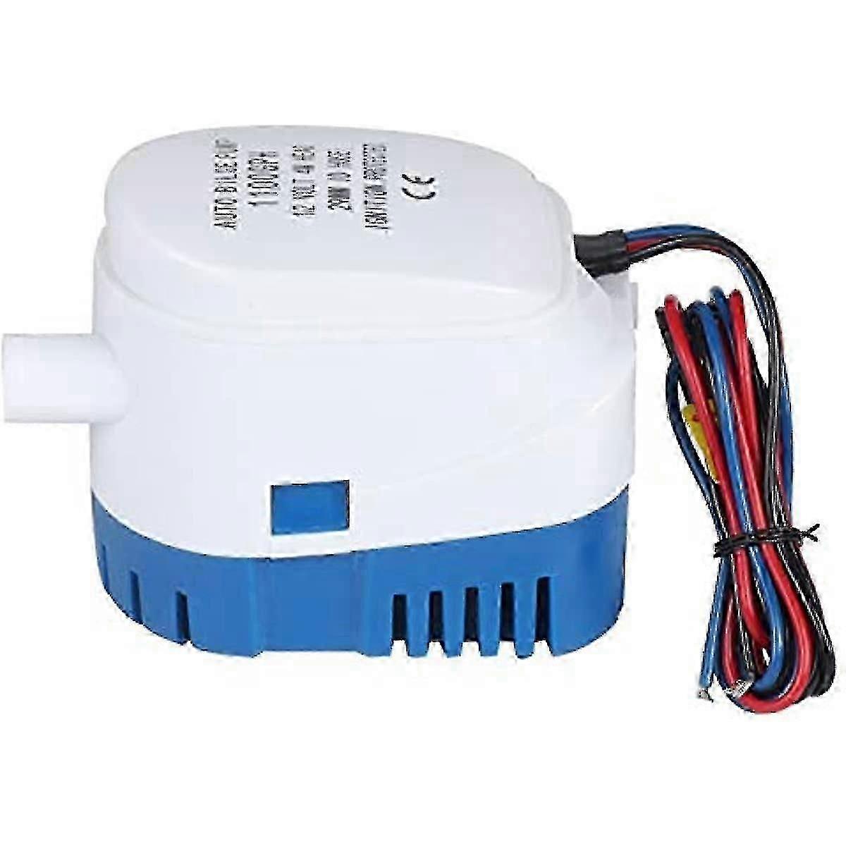 12V 1100GPH Automatic Submersible Bilge Pump with Float Switch for Marine Boatsa