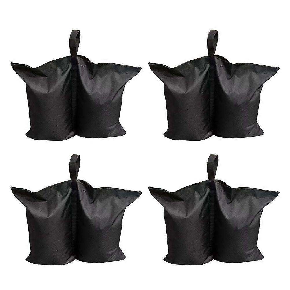 4pcs Durable Outdoor Tent Weight Bags for Canopy, Sunshade, Windproof & Stable, Easy Attach, Convenient Storage for Camping Activities