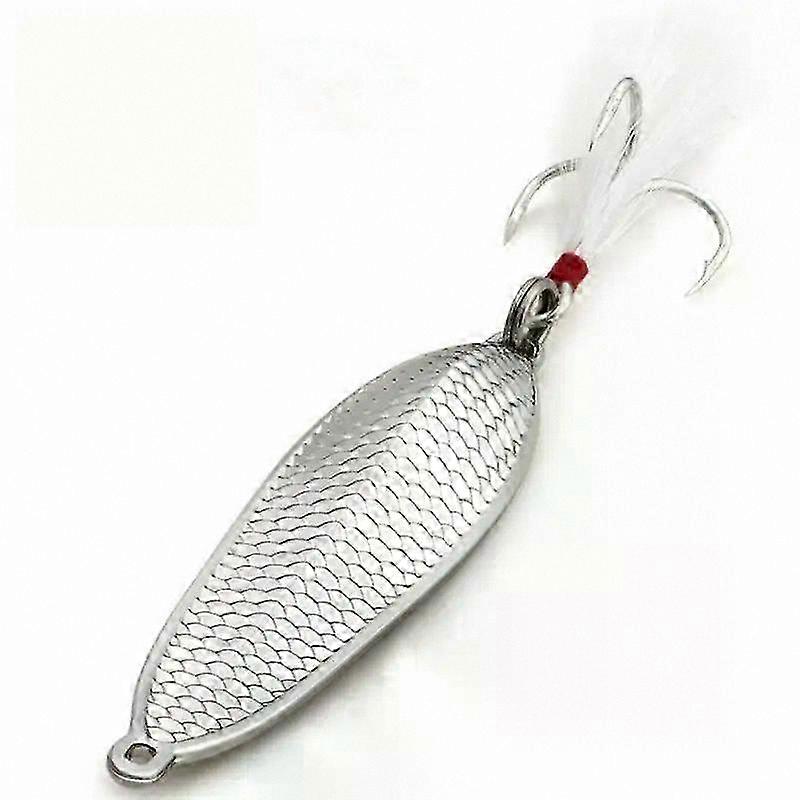 Sequin Iron Plate Fishing Lure with Sharp Hooks for Perch and Warp Mouth Road Bait Accessory