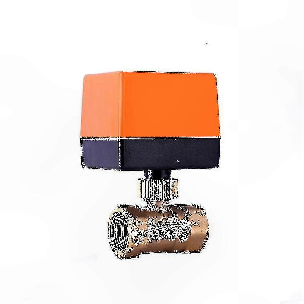 Electric Ball Valve with 2-Point Control, Brass, 1/2" to 2", 12V/24V/220V, 3-Wire Connection