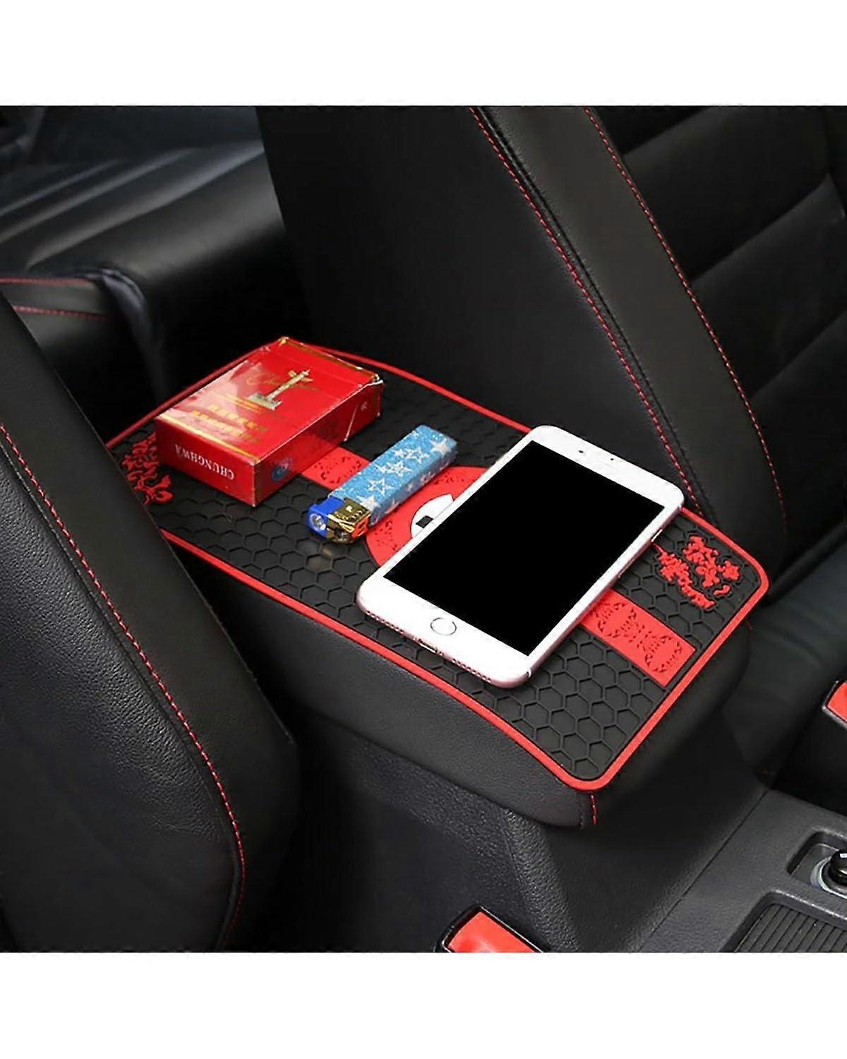 Car Dashboard Anti-Slip Mat 28x17cm Non-Slip Holder for Auto Decoration, Sticky Pad for Automobile Interior, Black Color