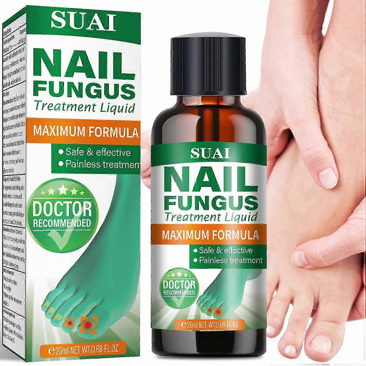 Powerful Nail Repair Solution for Toenails and Fingernails, Restorative Formula for Discolored and Damaged Nails