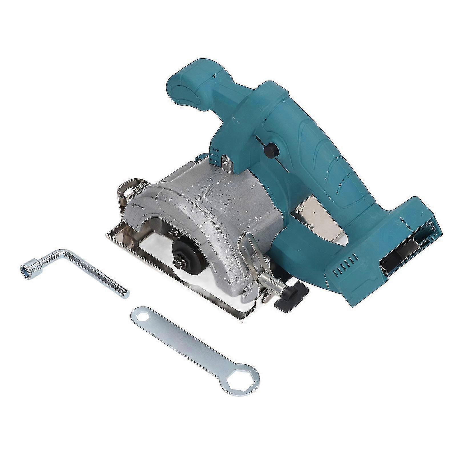 Electric Circular Saw with Adjustable Locking Button for Cutting Angles - Cordless Electric Saw with 1200W Power and 18V Battery