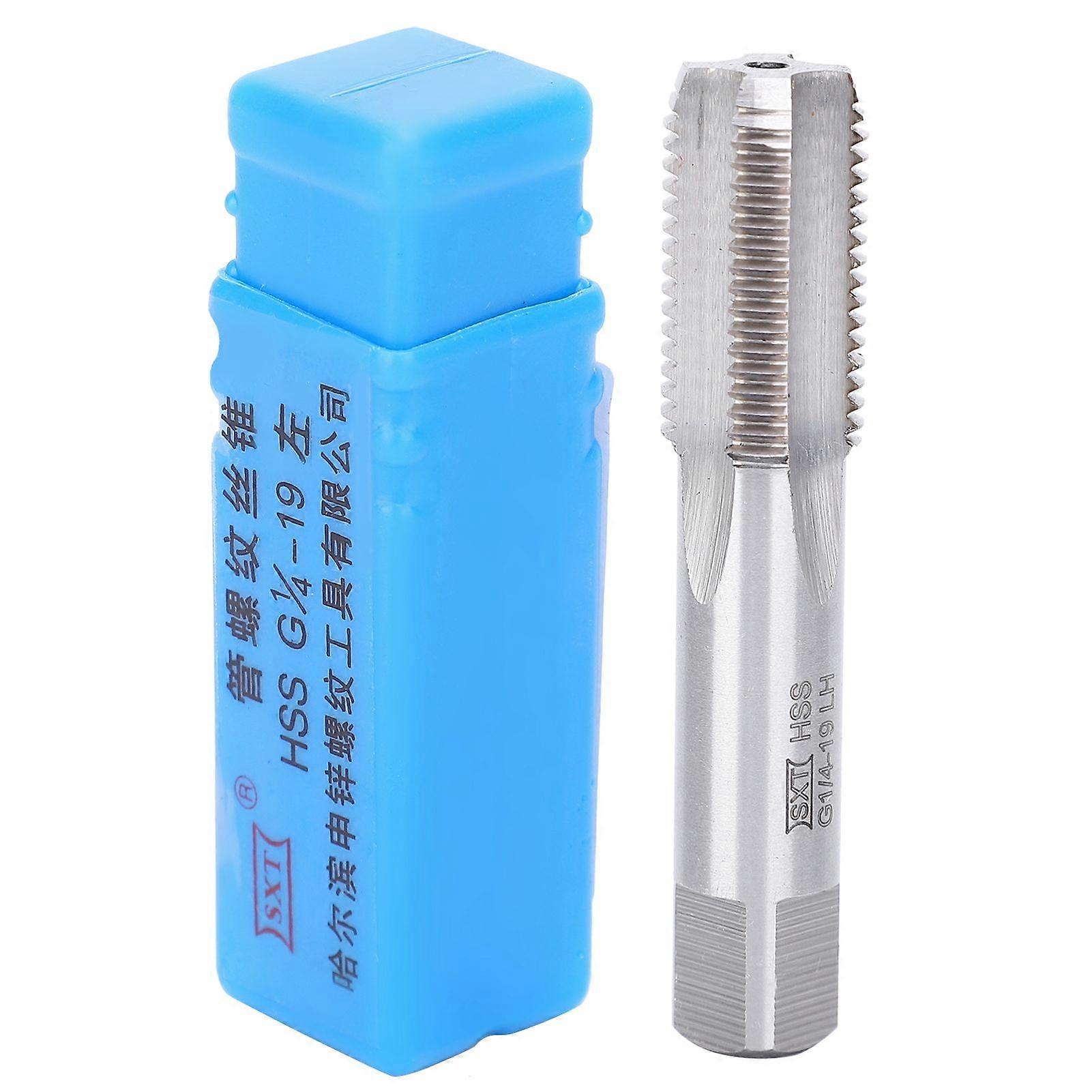 Professional Water Pipe Repair Thread Tap Pipe Screw Tap Processing Accessory HSS G1/4-19