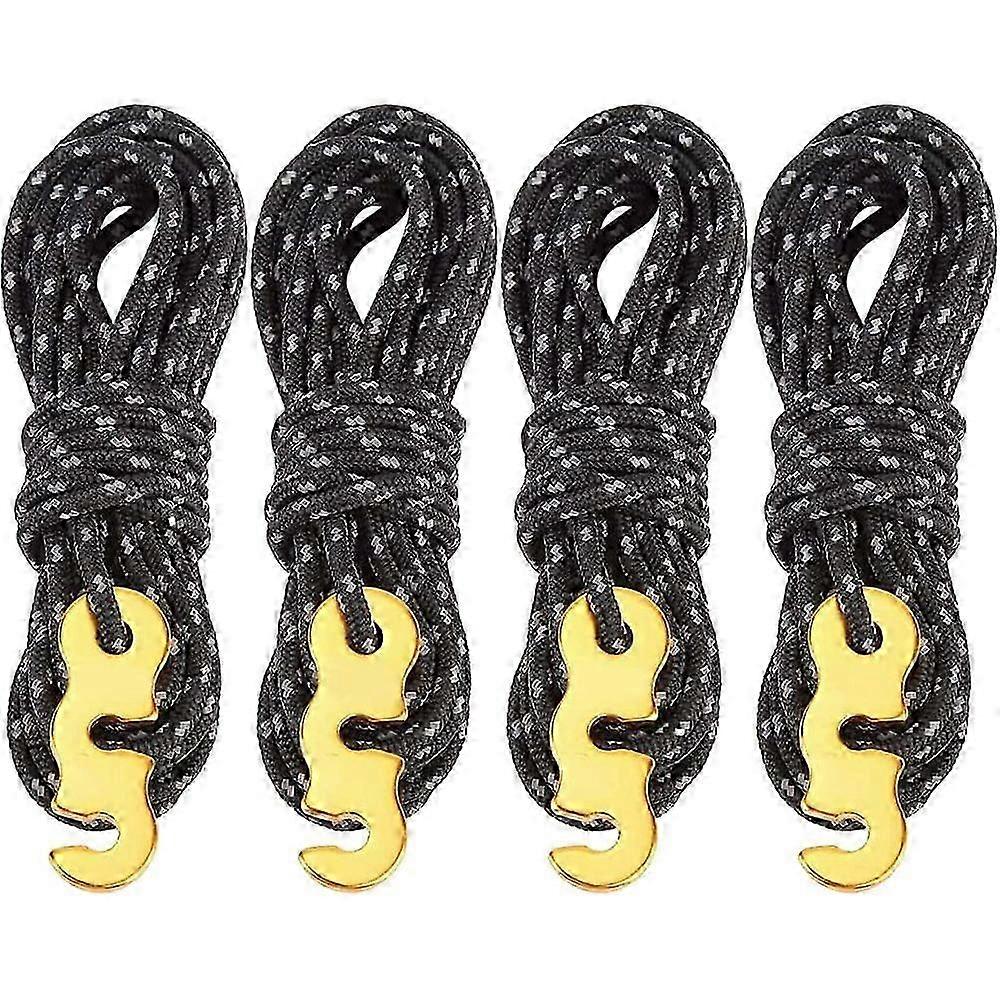 Yansıtıcı çadır ipi 4 mini naylon ip, alüminyum gergi, çap 3 mm, çadır ipi, kamp brandası, yürüyüş tentesi--