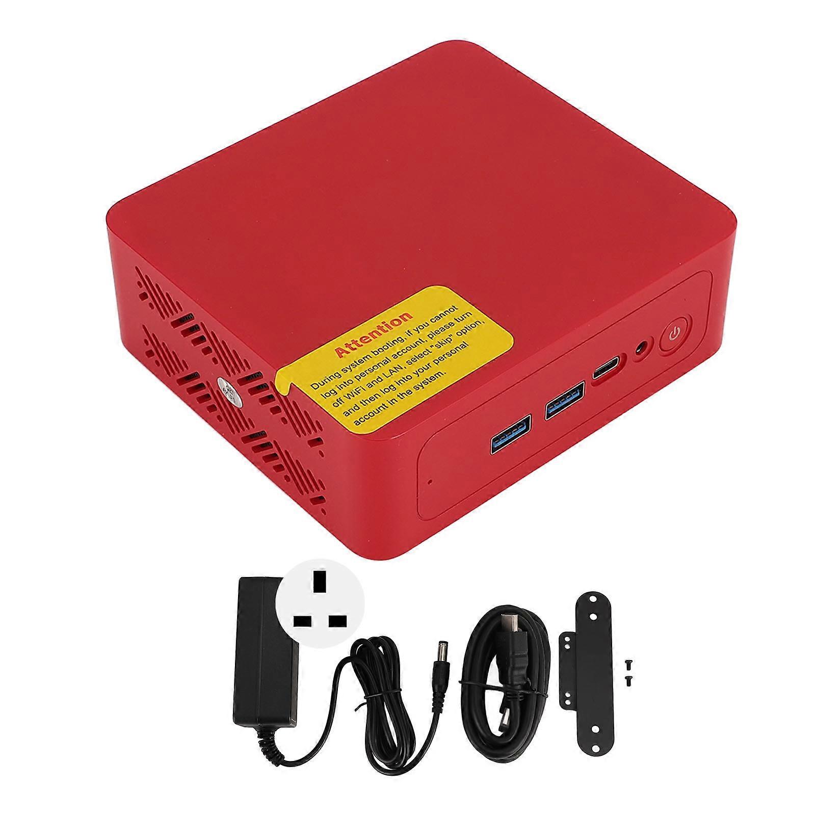 Mini PC Host i3 1215U 8GB RAM 256GB SSD WiFi 6E BT 5.2 Dual Display UK Plug