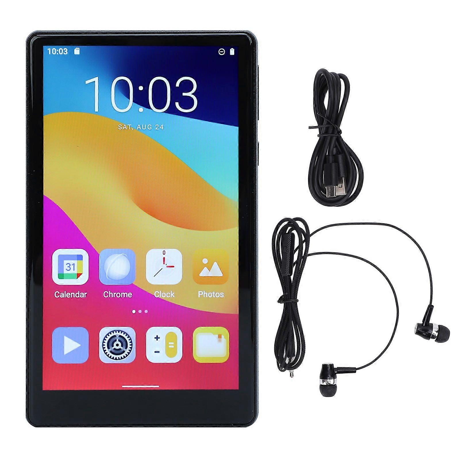 5.0inches Touch Screen MP4 Player for Android11 1080P HD Music Player with Bluetooth and WIFI Support FM Radio Calculator Recording