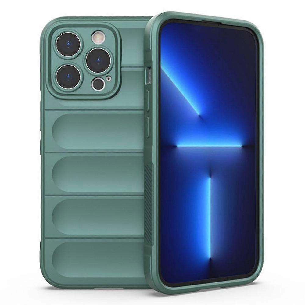 AMORUS Compatible For iPhone 13 Pro Case Shockproof Soft TPU Rugged Phone Back Cover