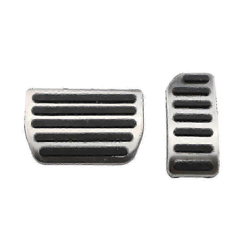 Stainless Steel AT/MT Gas and Brake Pedals for Volvo XC60, V60, S60 Models - UK Fit