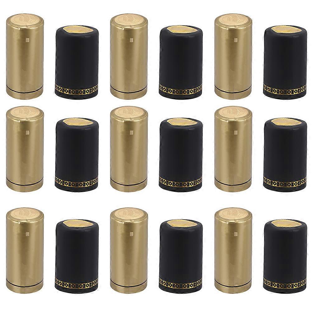 Black PVC Heat Shrink Caps for Sealing Red with 3mm Mouth Size Safe and