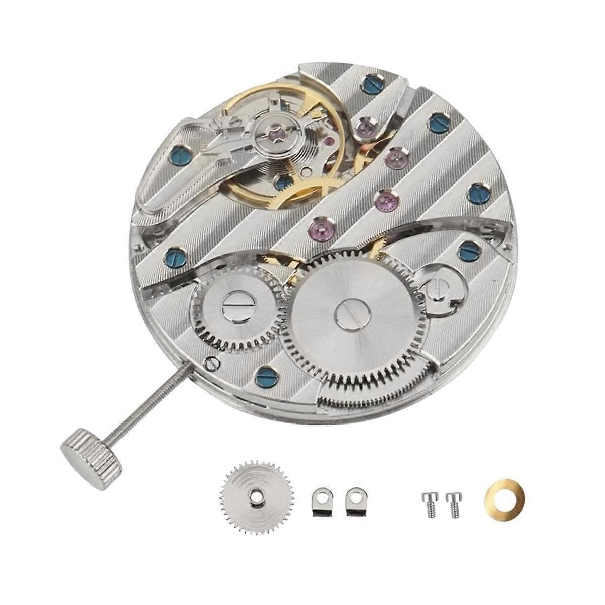 6497 ST36 Watch Movement Mechanical Hand Winding Movement P29 44Mm Steel Watch Case 6497/6498 ST360