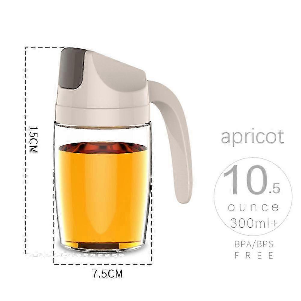 glass olive oil dispenser bottle leakproof dustproof automatic open close
