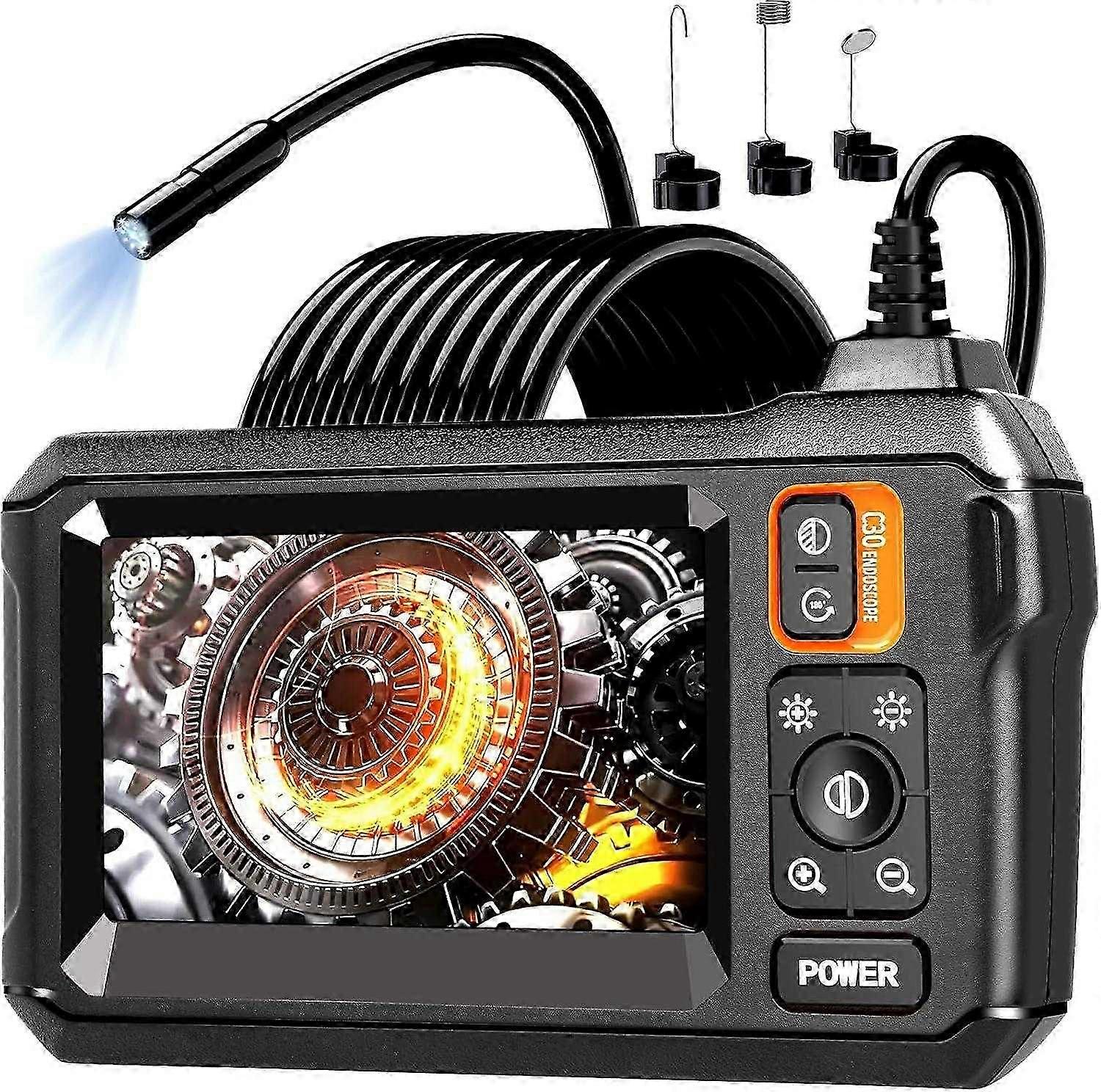 High quality Endoscope Camera with Light, Borescope Camera with 4.3