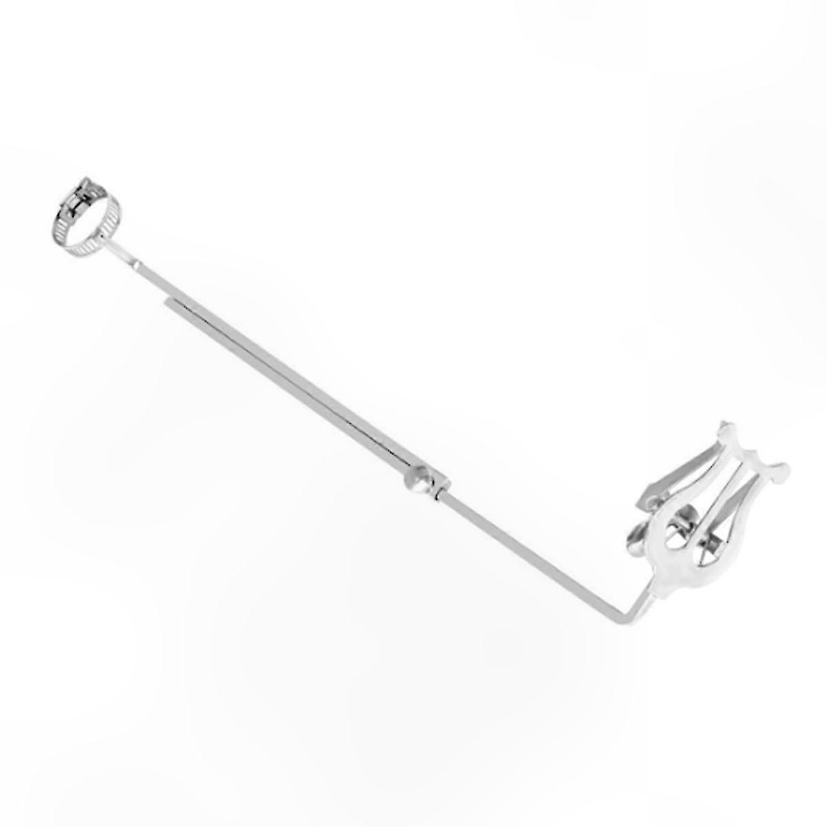 Adjustable Music Stand Clip for Flute and Woodwind Instruments with Sheet Clamp Accessory for Marching Bands