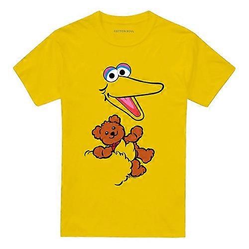 Sesame Street Unisex Adult Radar Big Bird Face T-Shirt