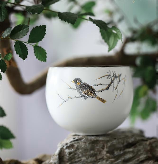 Teacup, Ceramics, Tea Cup, Zen Egg-shaped Small Teacup