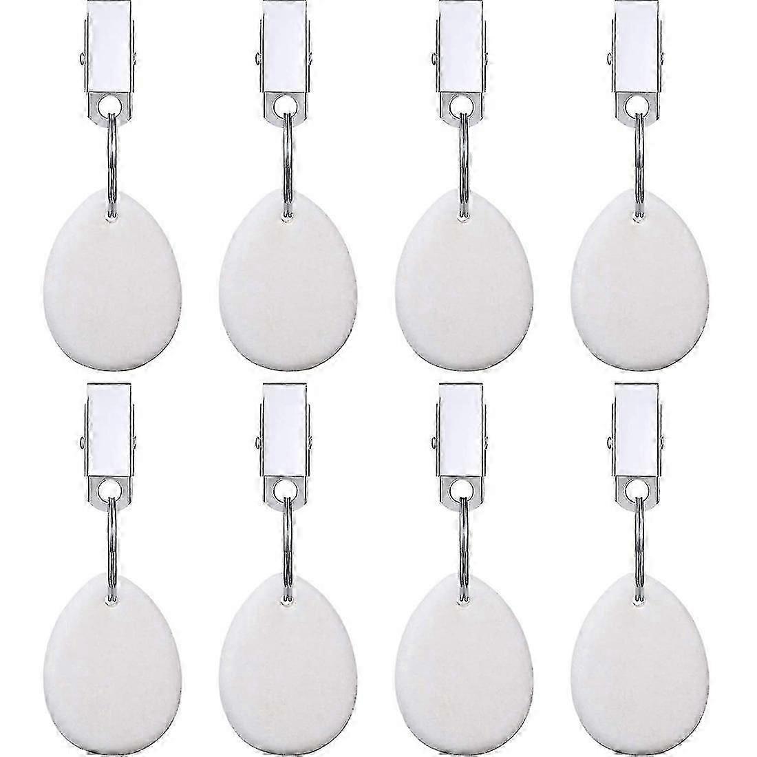 8pcs Tablecloth Weights Teardrop Table Cover Weights Metal Clip Tablecloth Pendant Stone Table Weig