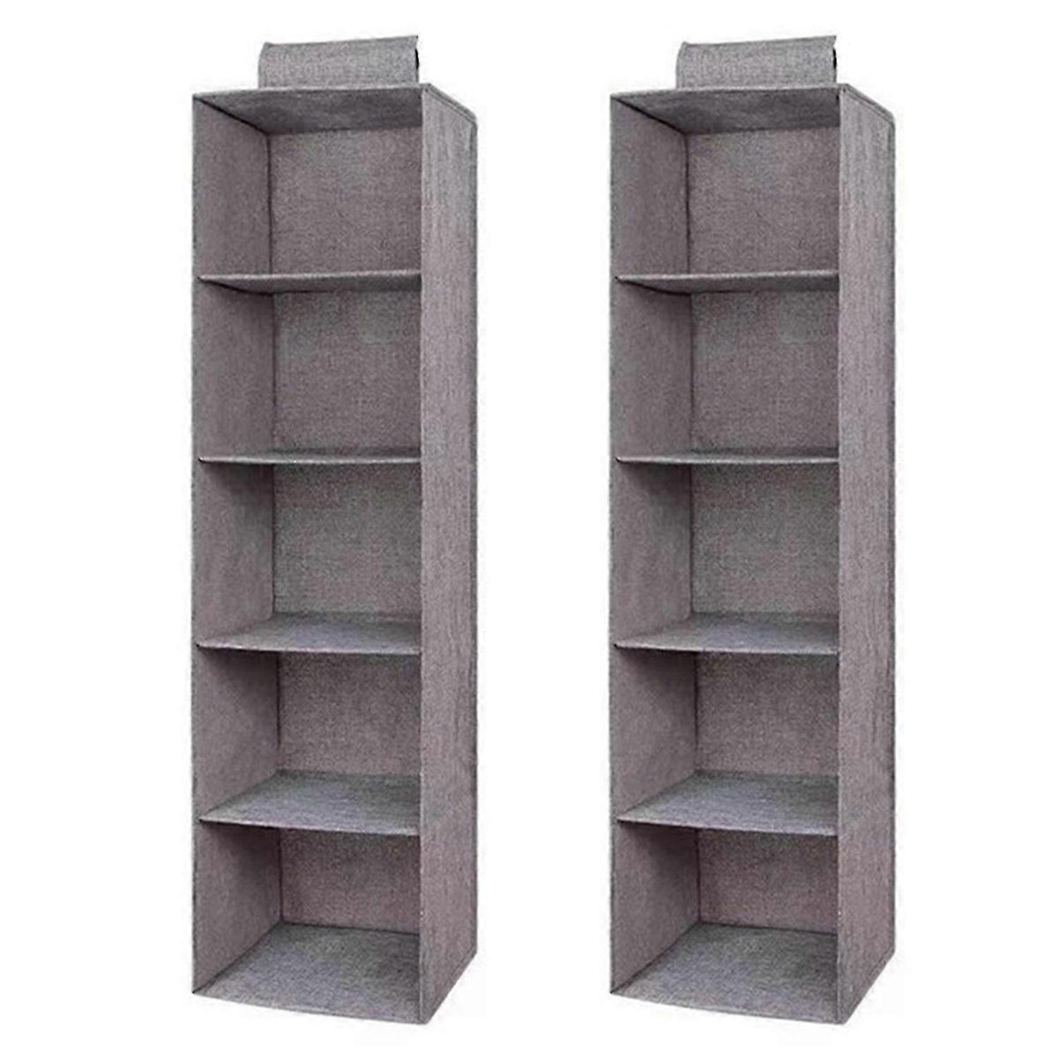 Clothes Hangers Holder Portable Organizer Hanging (5 Layers)