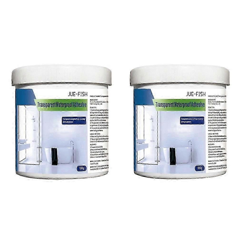 2pcs 2023 Bathroom Transparent Waterproof Glue Waterproof Coating Agent Long-lasting
