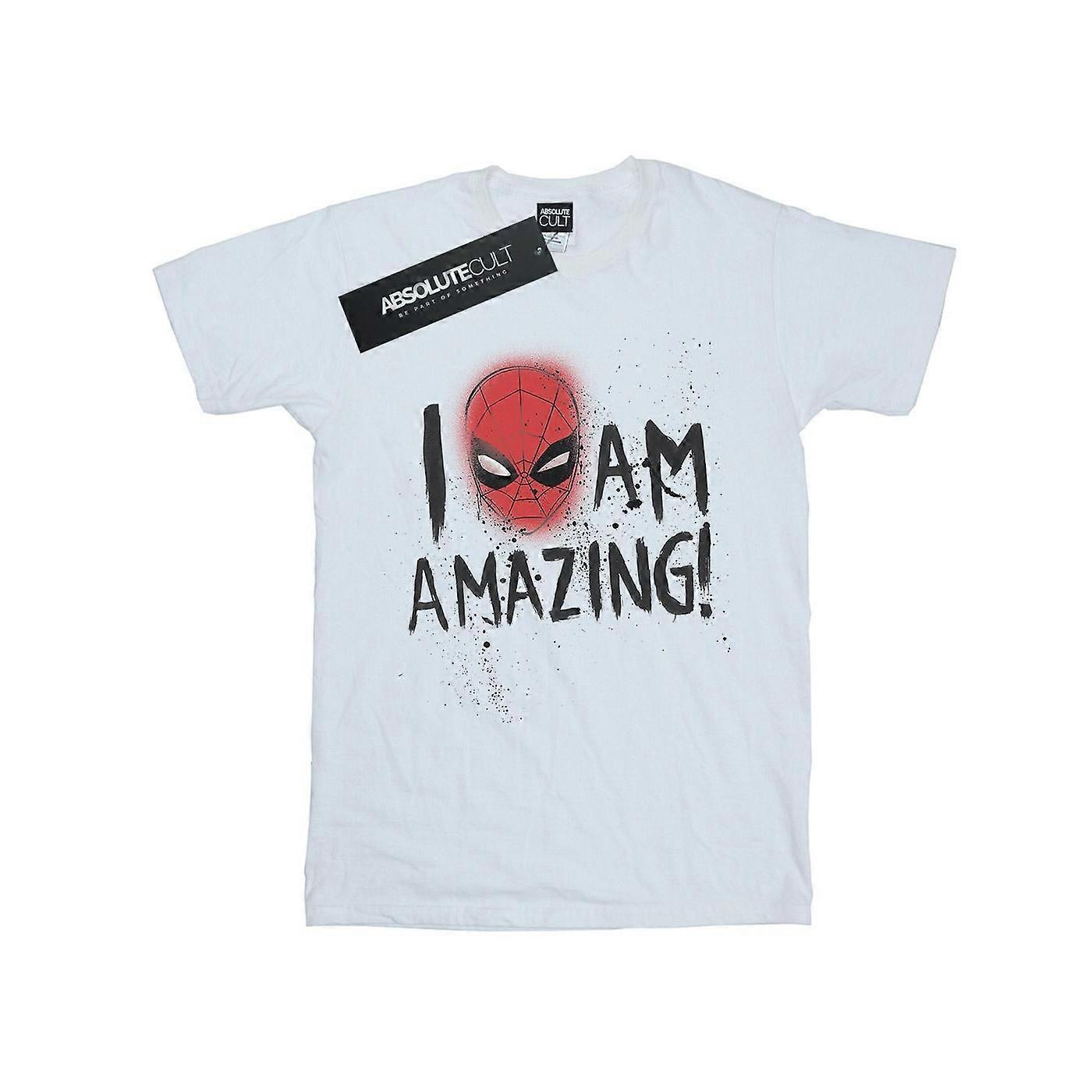Marvel Bărbați Spider-Man I Am Amazing Tricou