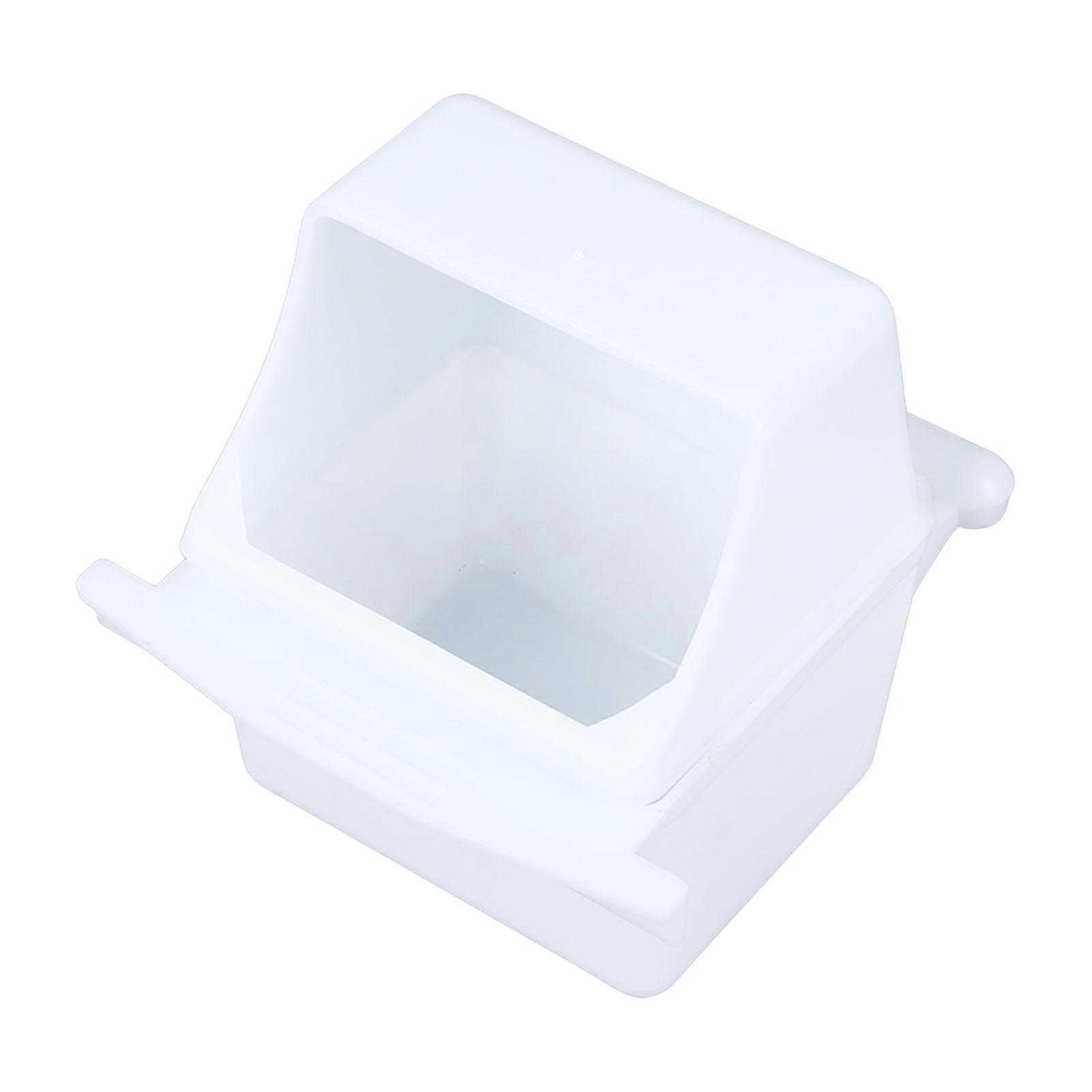 Small Bird Slot Feeder Plastic Splashproof Thick Cage Hanging Cup