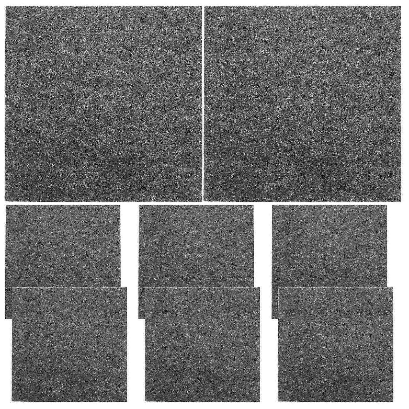 Square Cork Board Felt Tiles for Office Use 8Pcs Large Bulletin Board